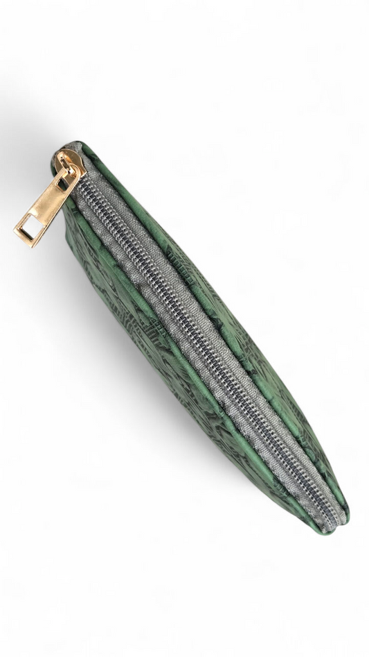 Green Mini Zipper Pouch