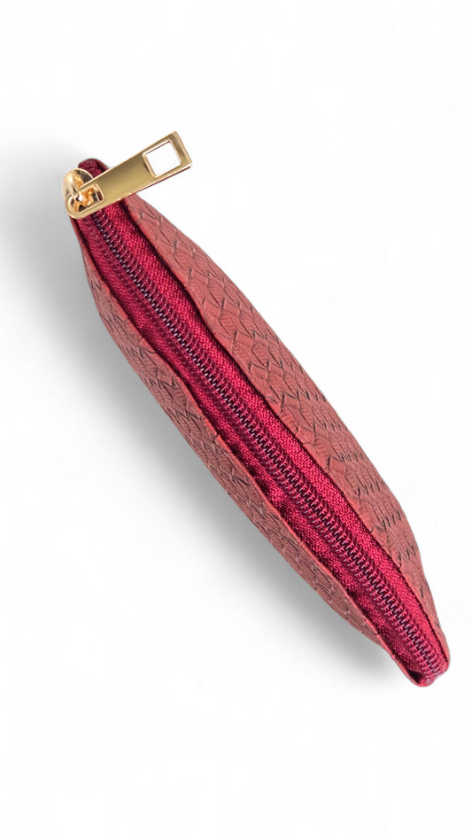 Red Mini Zipper Pouch
