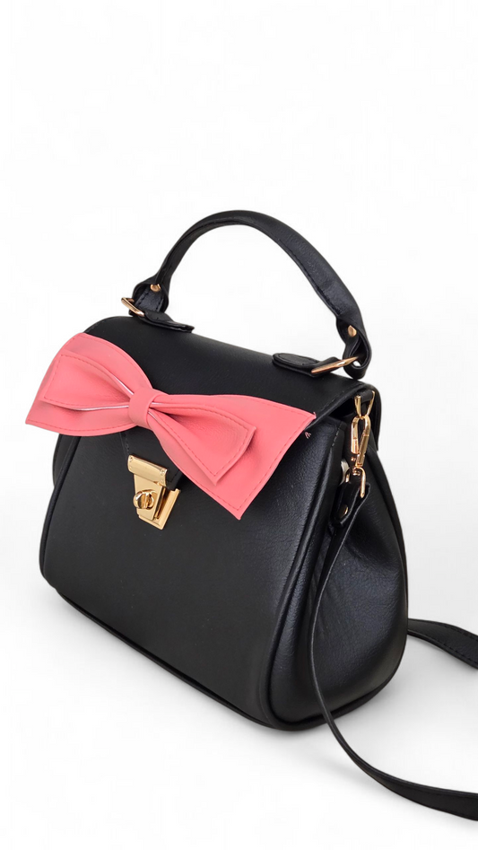 Tea Pink Bow Bag