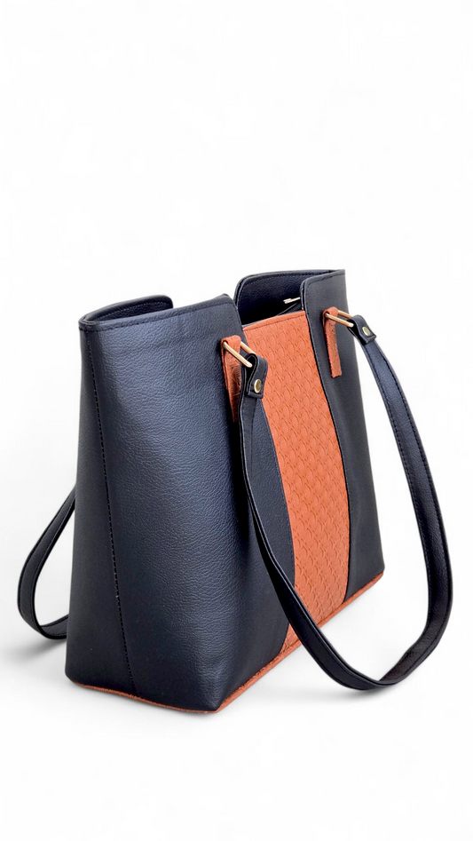 Black & Tan Chitai Tote