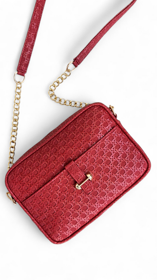 Maroon Chitai CrossBody