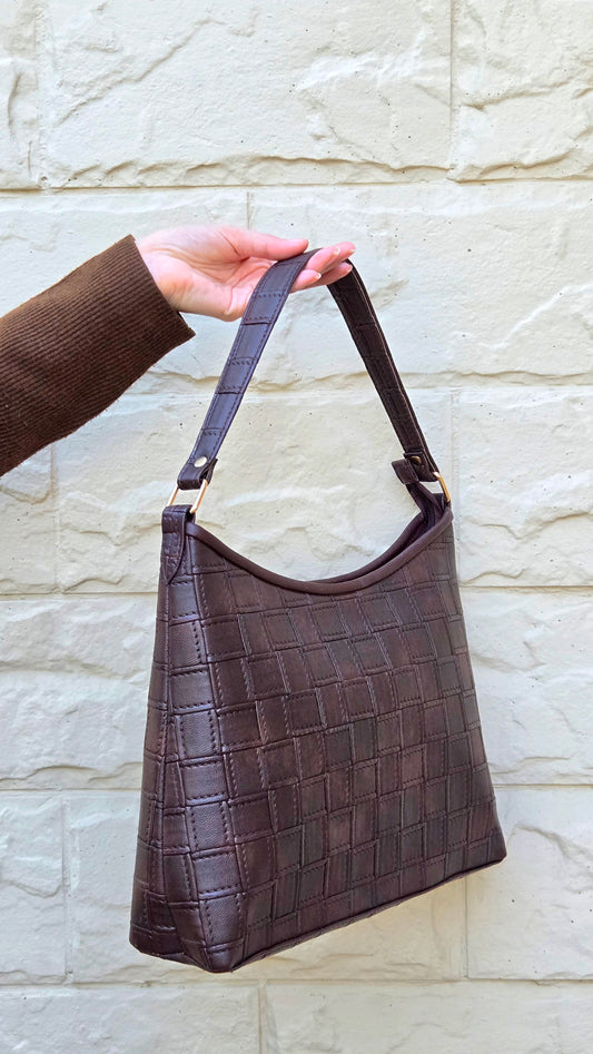 Chocolate Brown Shoulder Bag