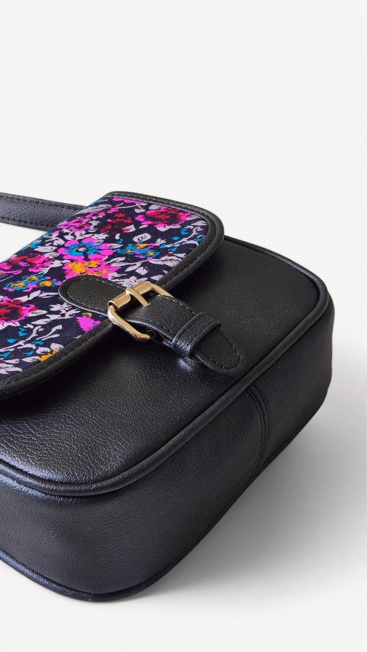 Printed Floral Saddle