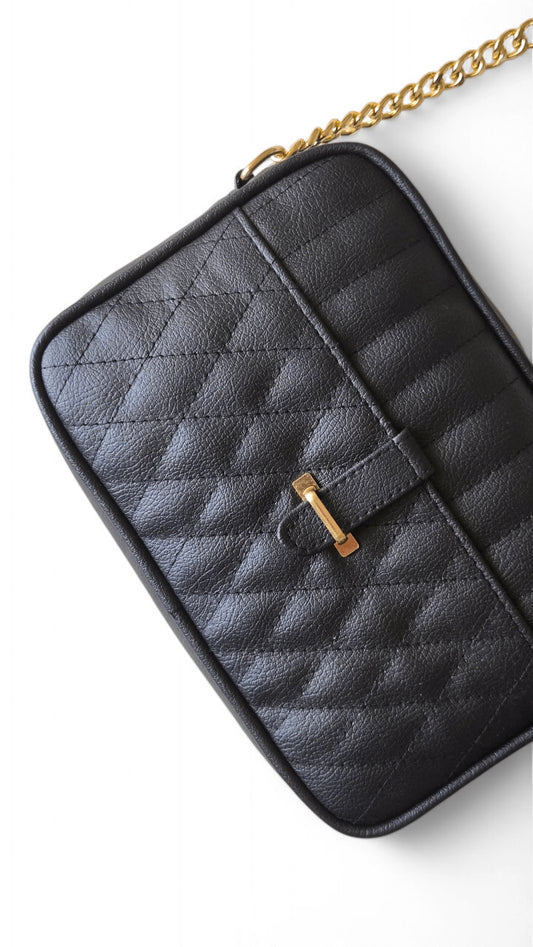 Quilted Flap Crossbody