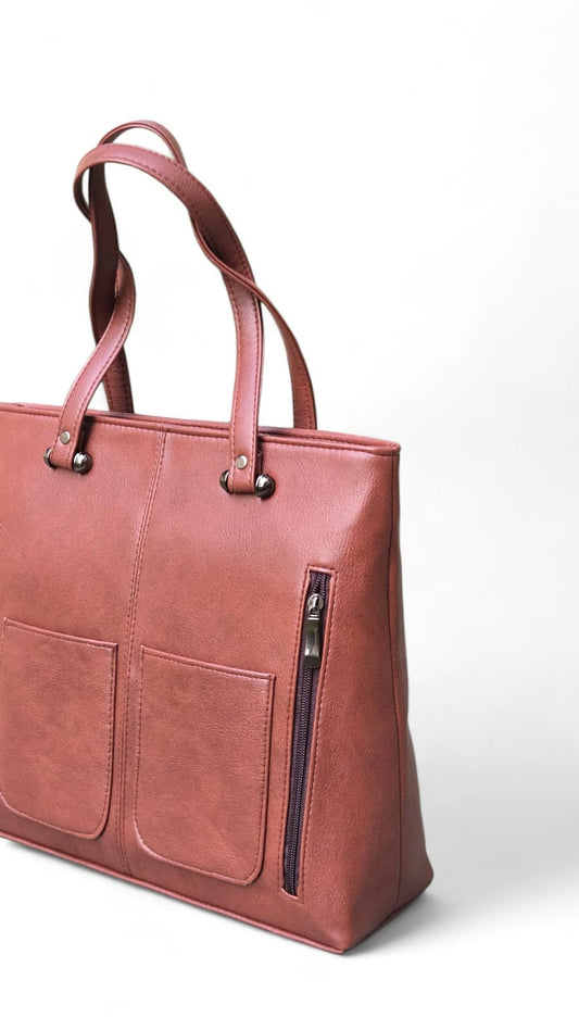 Shaded Brown tote
