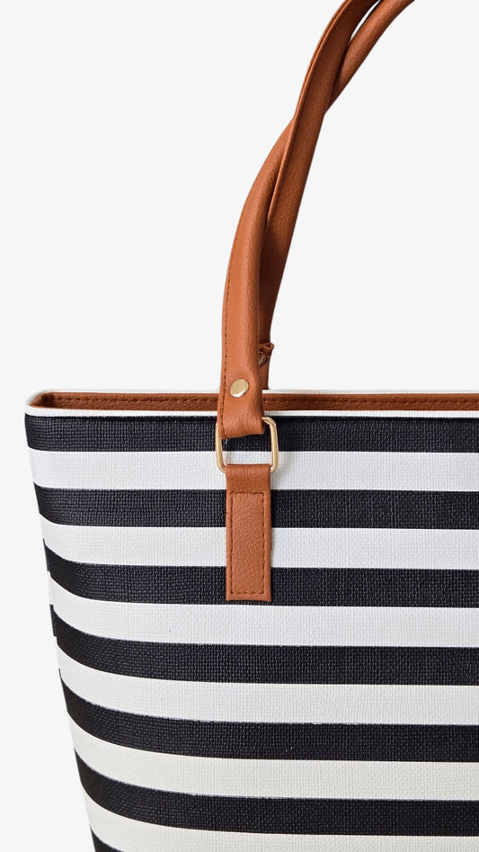 Signature Stripes Tote