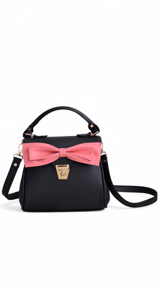 Tea Pink Bow Bag