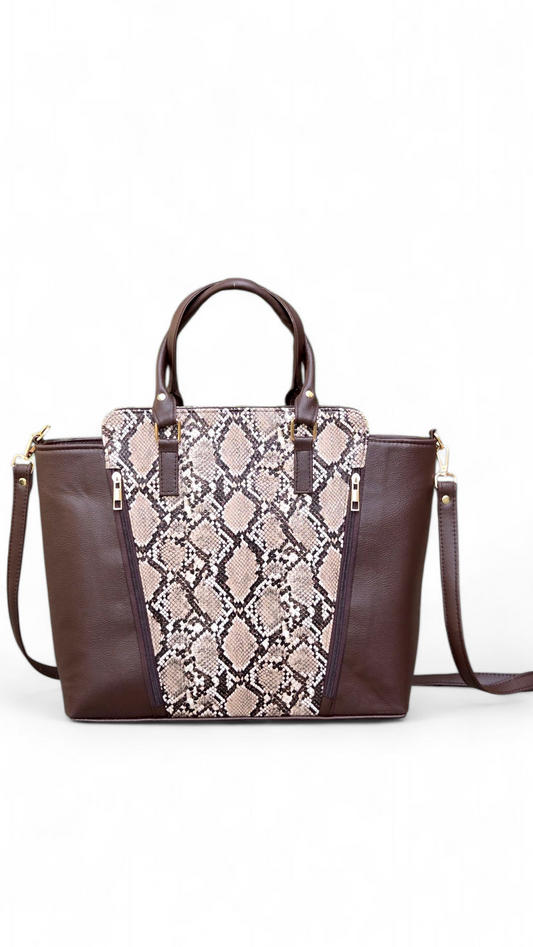 Brown Snake  Big Tote