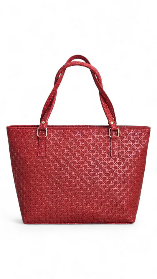 Maroon chitai Tote