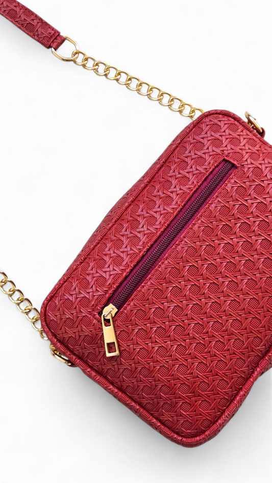 Maroon Chitai CrossBody