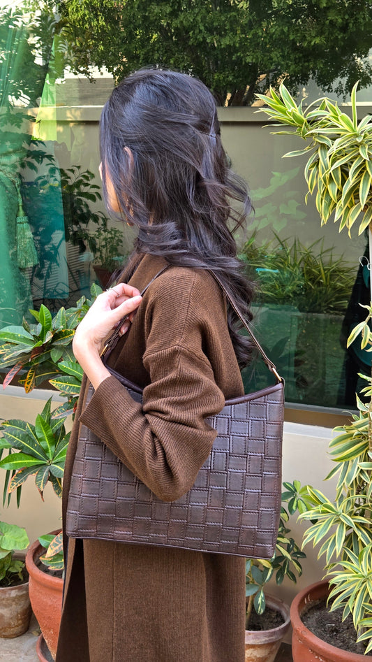 Chocolate Brown Shoulder Bag