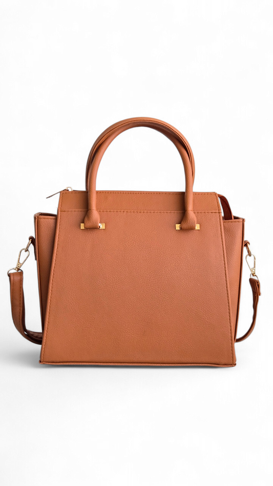 Tan Smart Tote